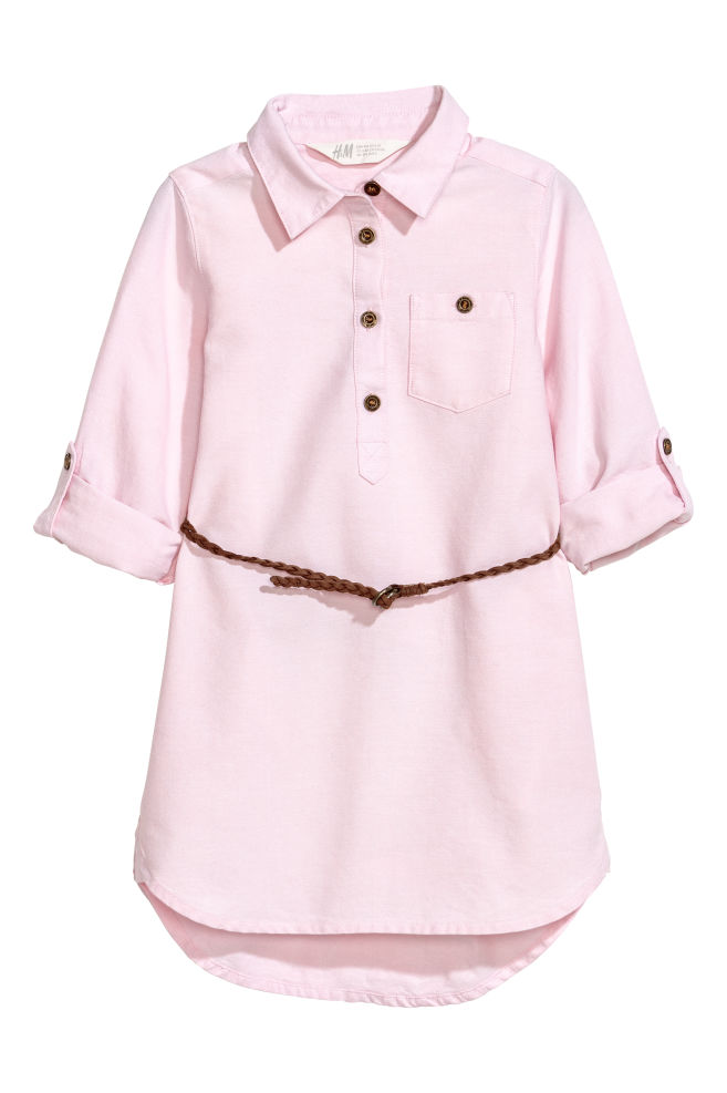 Szmizjerka sukienka koszulowa dla dziewczynki marki H&M