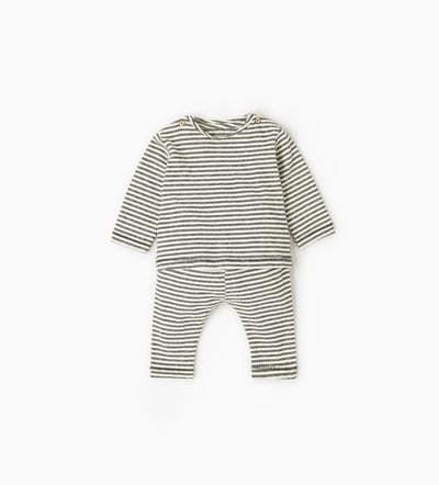 Ubrania z kolekcji mini capsule, minimalistyczny styl dla niemowląt