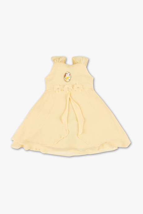 żółta sukienka dla dziewczynki marki C&A